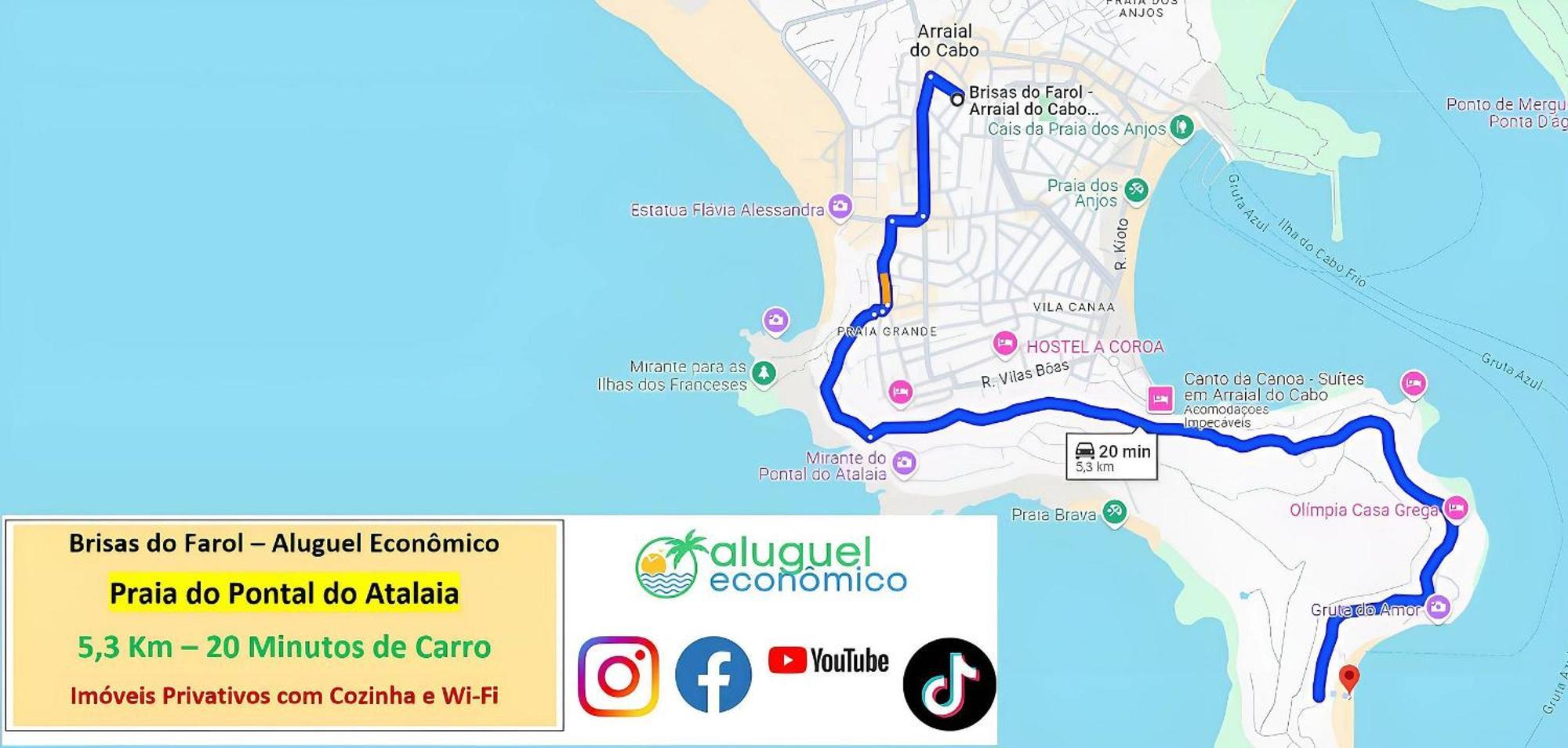 Arraial Do Cabo - Brisas Do Farol - Aluguel Economico Apartment ภายนอก รูปภาพ